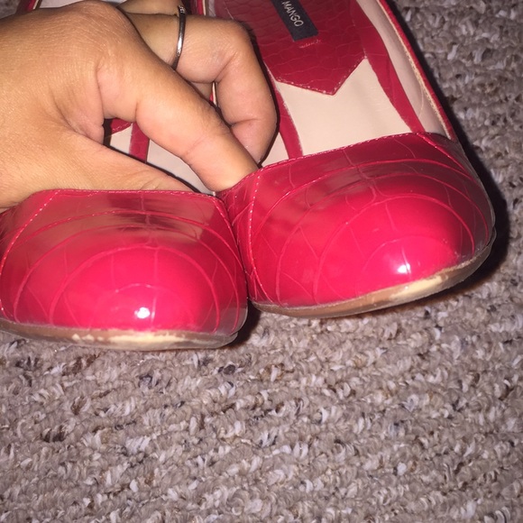 Mango red snake style heels 👠 - Picture 5 of 6
